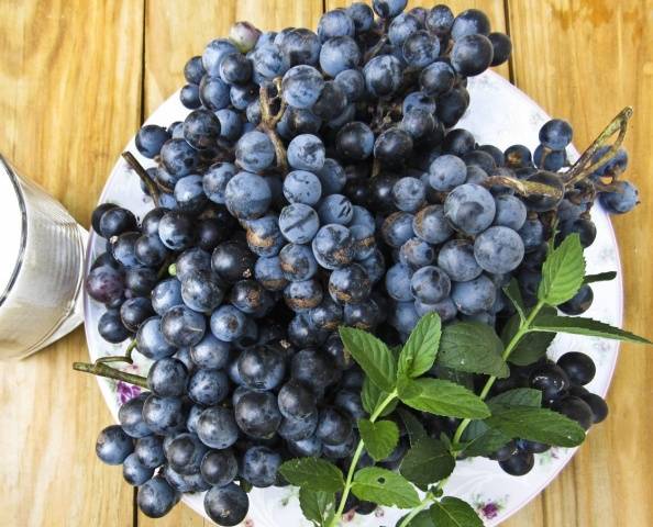 How to cook grape compote