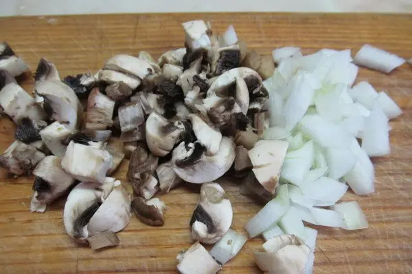 How to cook julienne with mushrooms in tartlets