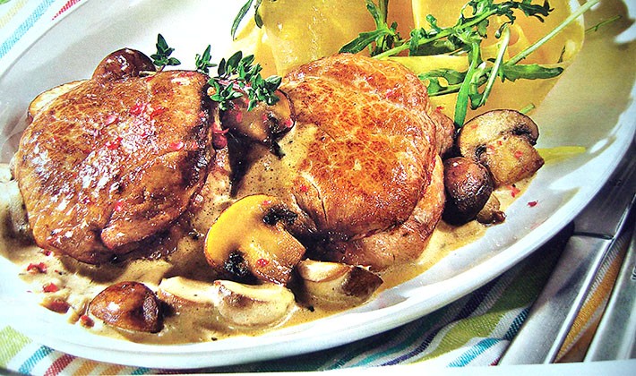 How to cook meat with porcini mushrooms