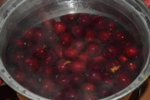 How to cook red cherry plum tkemali 