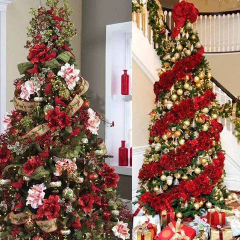 How to decorate a live Christmas tree in 2022: photos, ideas, options, tips