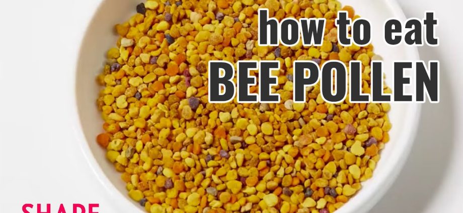 How to eat bee pollen