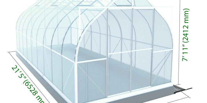 How to equip a polycarbonate greenhouse inside yourself