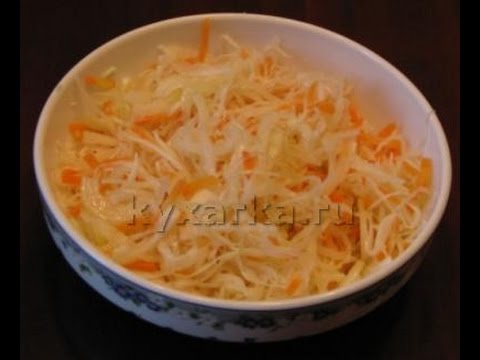 How to ferment cabbage quickly and tasty 