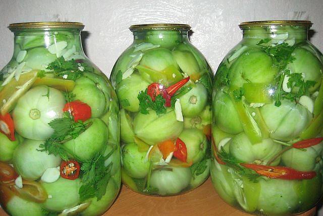 How to ferment green tomatoes 