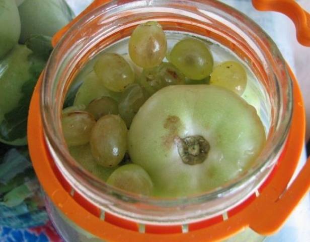 How to ferment green tomatoes in jars