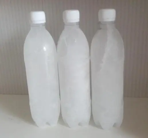 How to freeze birch sap in plastic bottles