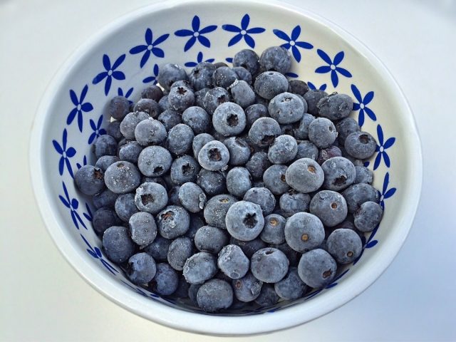 How to freeze blueberries for the winter in the refrigerator