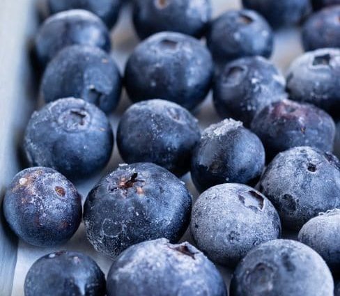 How to freeze blueberries for the winter in the refrigerator