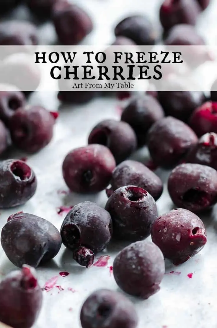 How to freeze cherries in a bone-in freezer