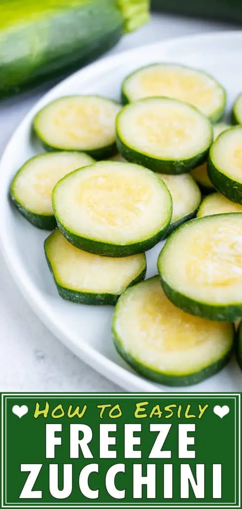 How to freeze zucchini for the winter at home