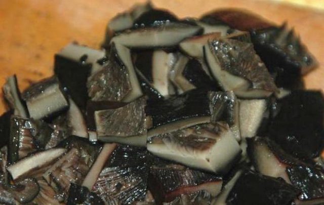 How to fry black mushrooms