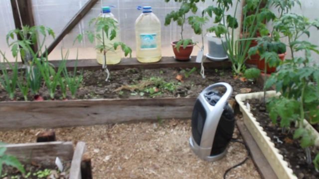 How to heat a polycarbonate greenhouse in spring: infrared heater, underground pipes, cable, air