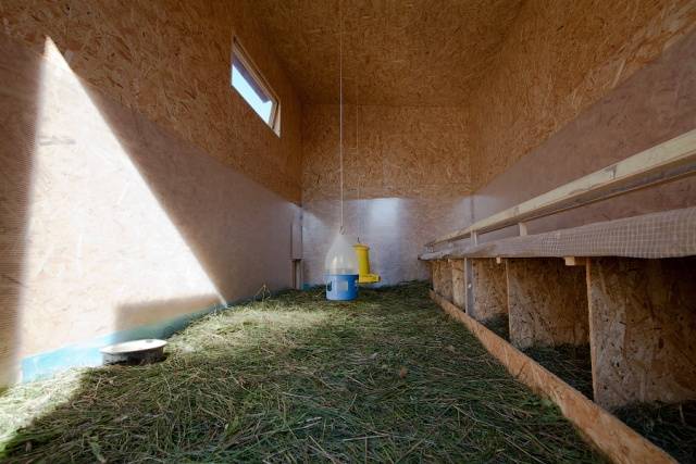 How to insulate the floor in a chicken coop