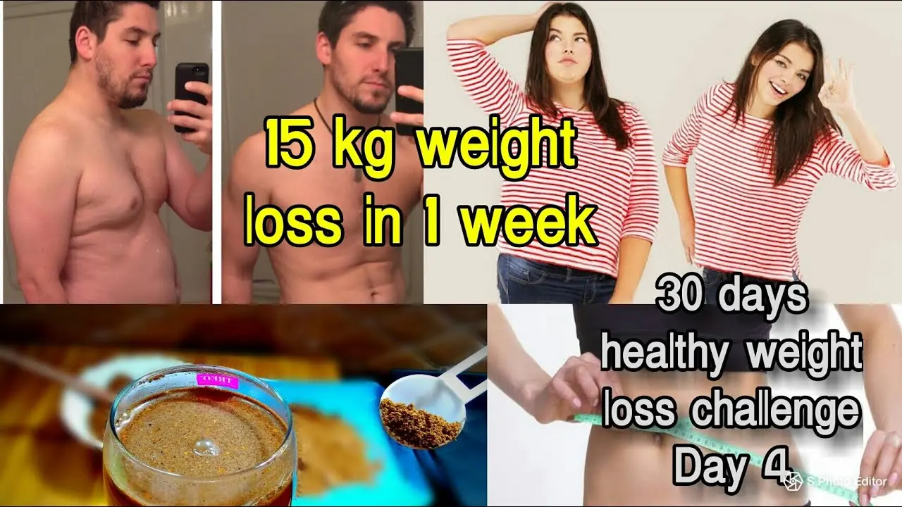 How to lose 15 kg in a healthy way?