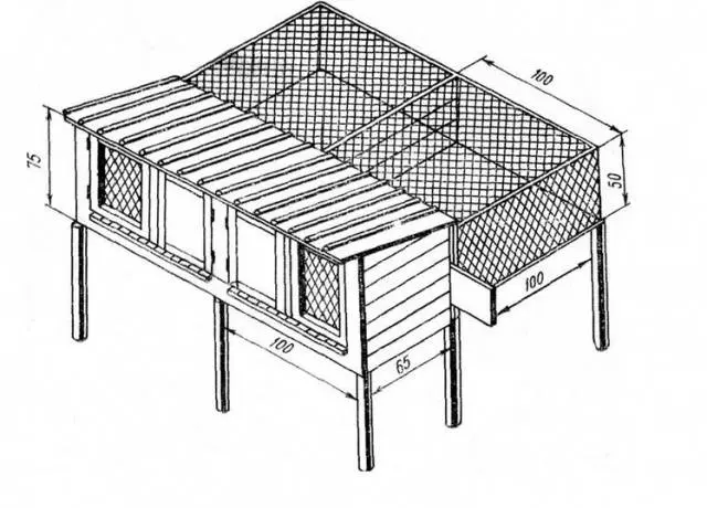 How to make a cage for rabbits