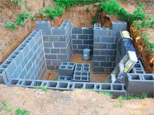 How to make a cellar in the garage 