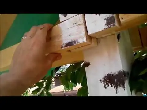 How to make a childrens sandbox with a roof