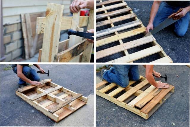 How to make a dog house out of pallets