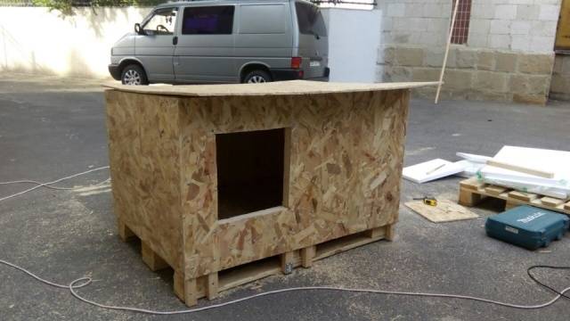 How to make a dog house out of pallets