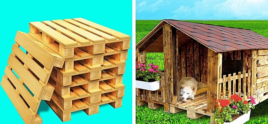 How to make a dog house out of pallets