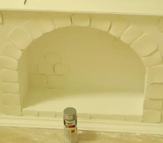 How to make a fireplace out of boxes for the New Year: photo, video