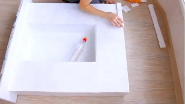 How to make a fireplace out of boxes for the New Year: photo, video