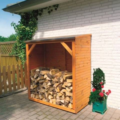 How to make a firewood shed 