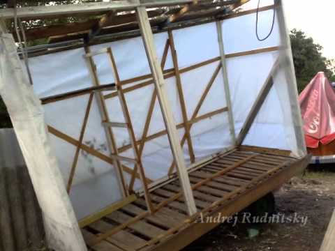 How to make a firewood shed 