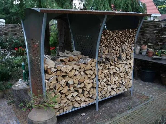 How to make a firewood shed 