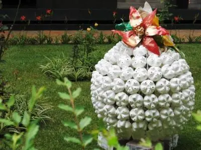 How to make a garden out of plastic bottles