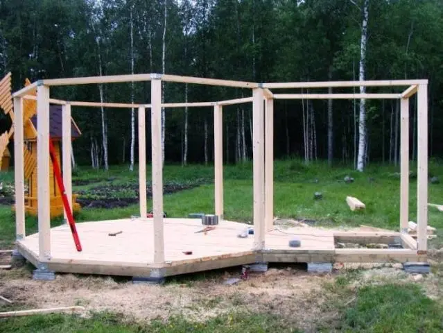 How to make a gazebo in the country with your own hands photo