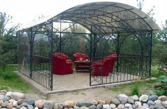 How to make a gazebo in the country with your own hands photo