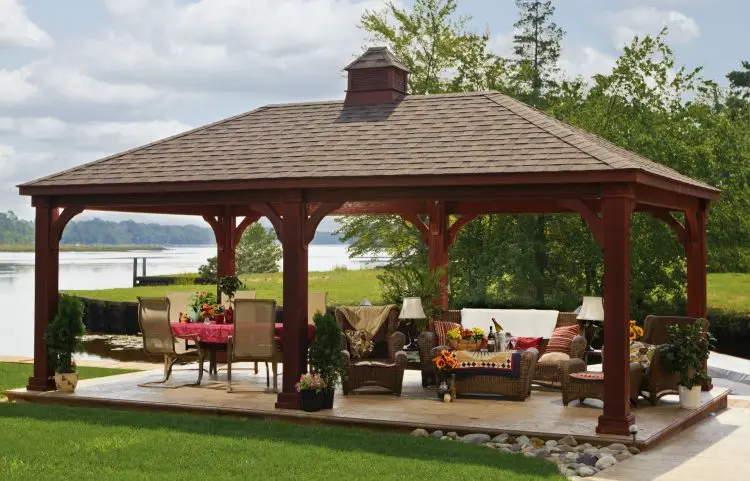 How to make a gazebo in the country with your own hands photo