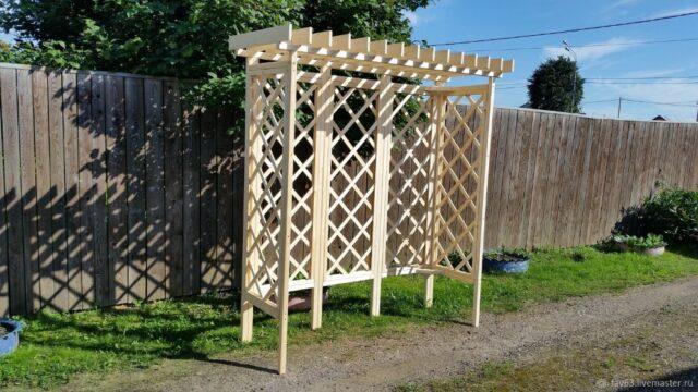 How to make a pergola for grapes with your own hands