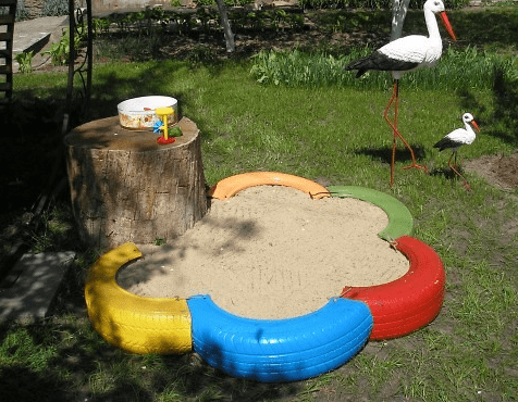 How to make a sandbox in the country with your own hands 