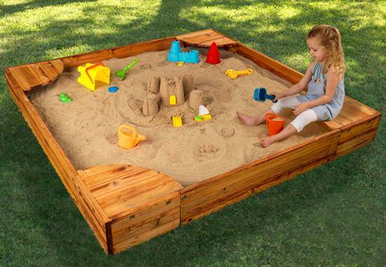 How to make a sandbox in the country with your own hands 