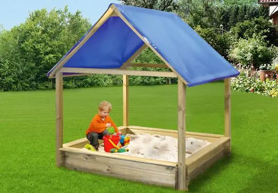 How to make a sandbox in the country with your own hands 