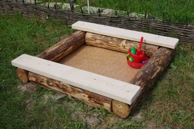 How to make a sandbox in the country with your own hands 