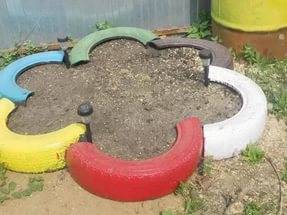 How to make a sandbox out of tires