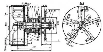 How to make a snow blower from a cultivator