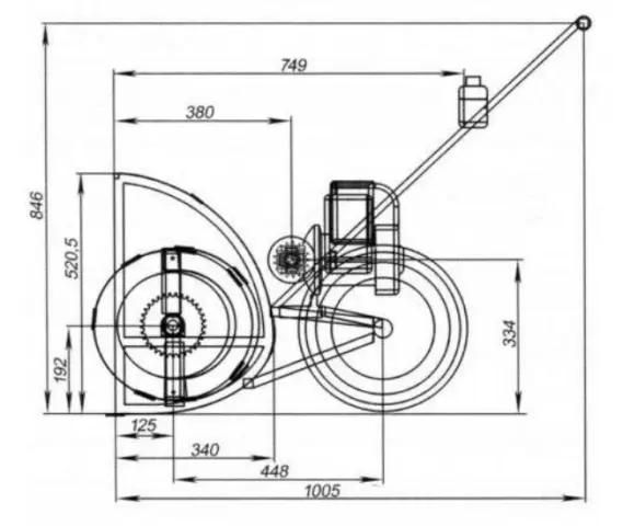 How to make a snow blower from a Druzhba chainsaw