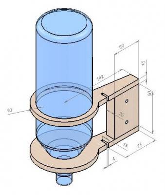 How to make drinkers and feeders for quails + drawings