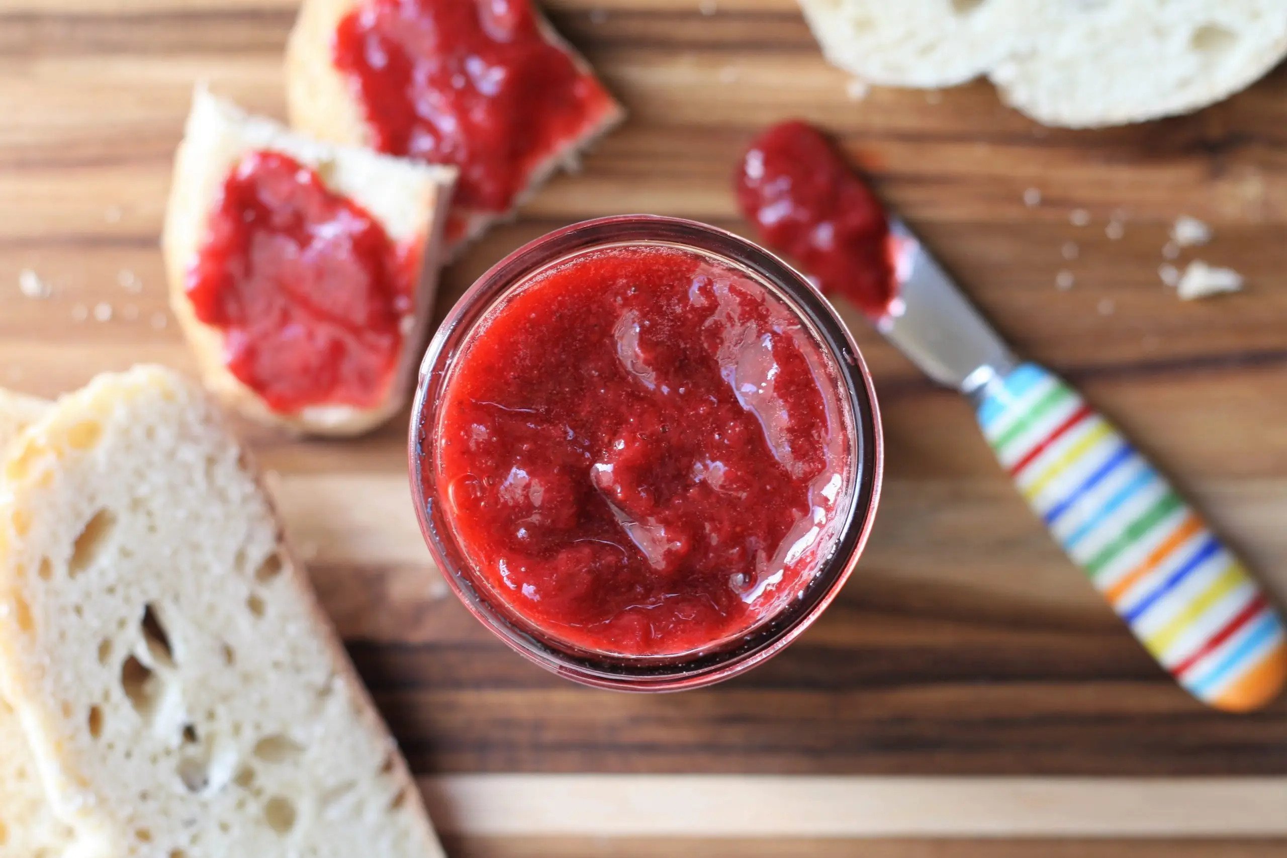 How to make frozen strawberry jam