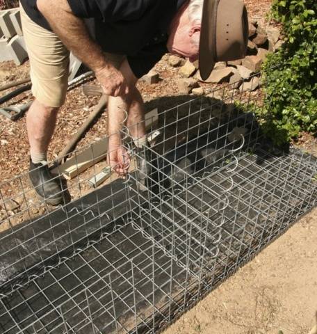 How to make gabions with your own hands + photo