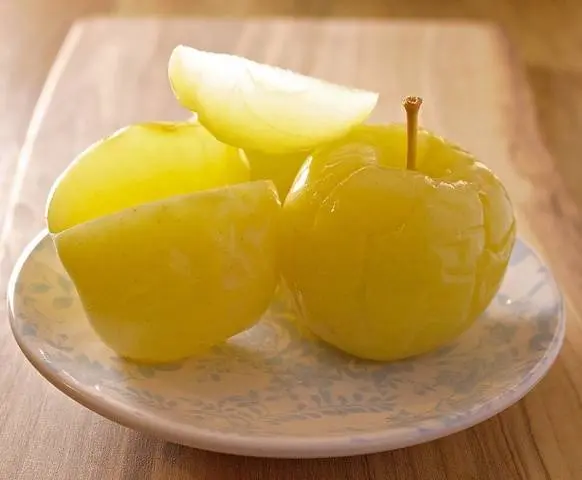 How to make pickled apples