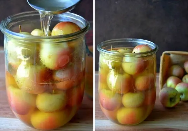 How to make pickled apples