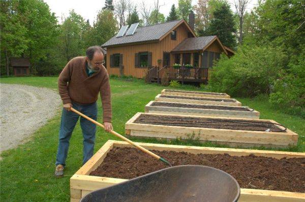 How to make raised beds + video