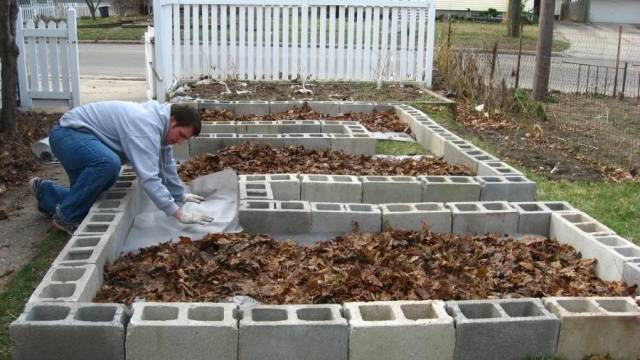 How to make raised beds + video