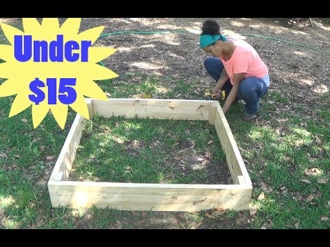 How to make raised beds + video